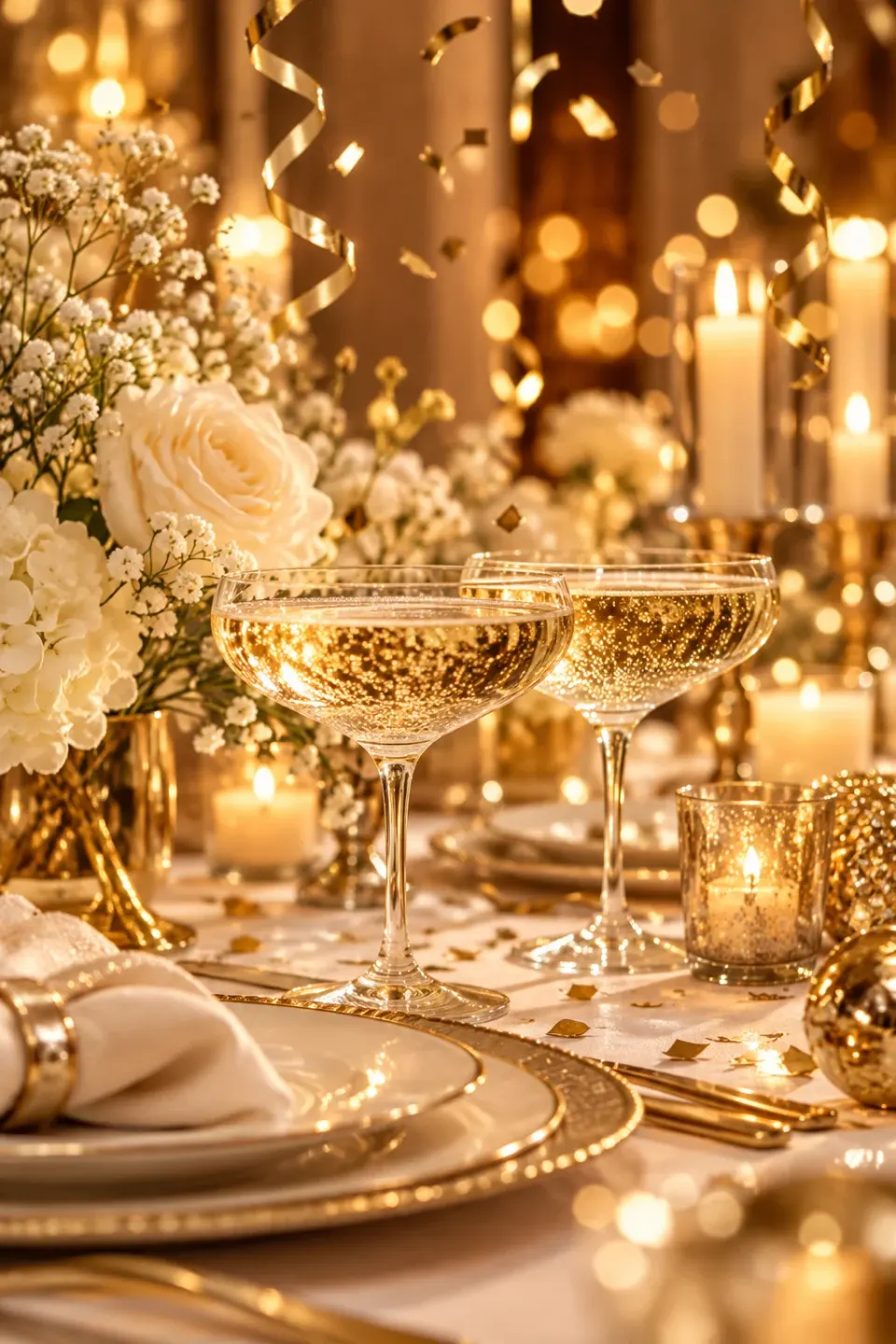 Plantilla de invitación digital · Gala de Fin de Año